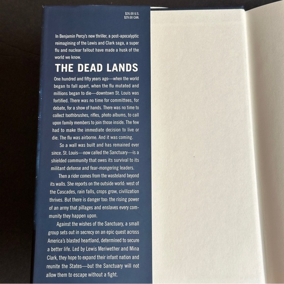 The Dead Lands: A Novel by Benjamin Percy | Science Fiction | Hardcover Book - Picture 3 of 10